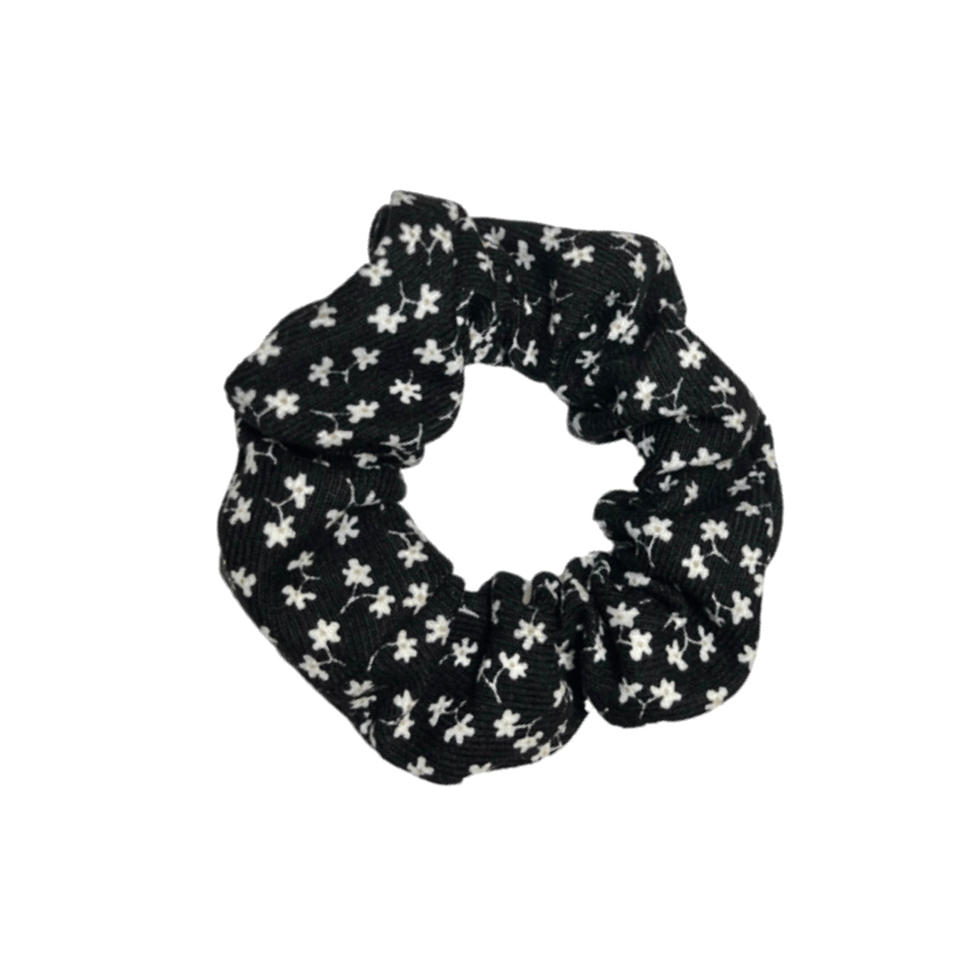 FLORA SCRUNCHIE | BLACK