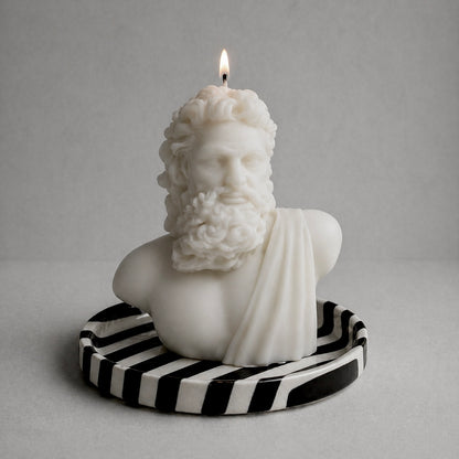 Noir Striped Dish