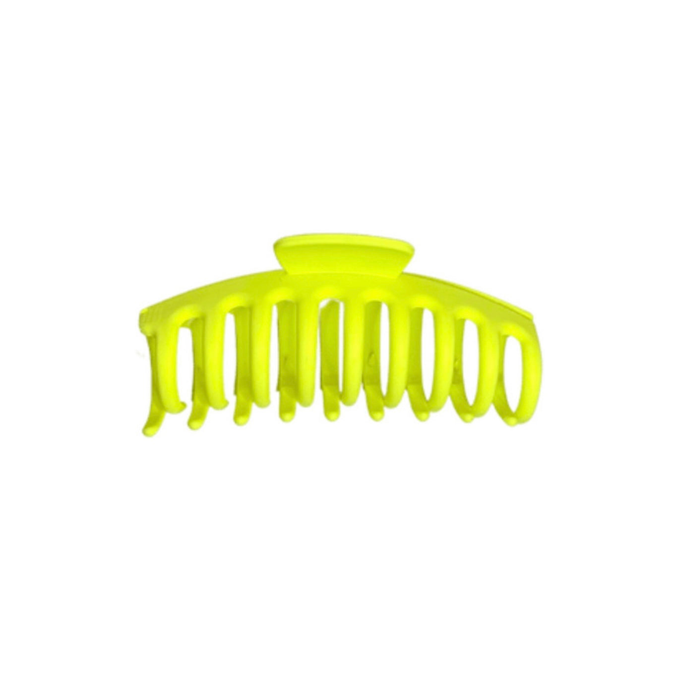MAXINE HAIR CLAW | MIAMI FLURO YELLOW