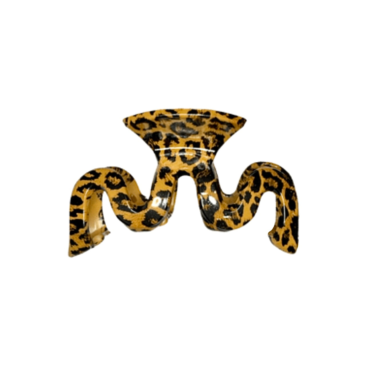 SELENA HAIR CLAW | LEOPARD PRINT