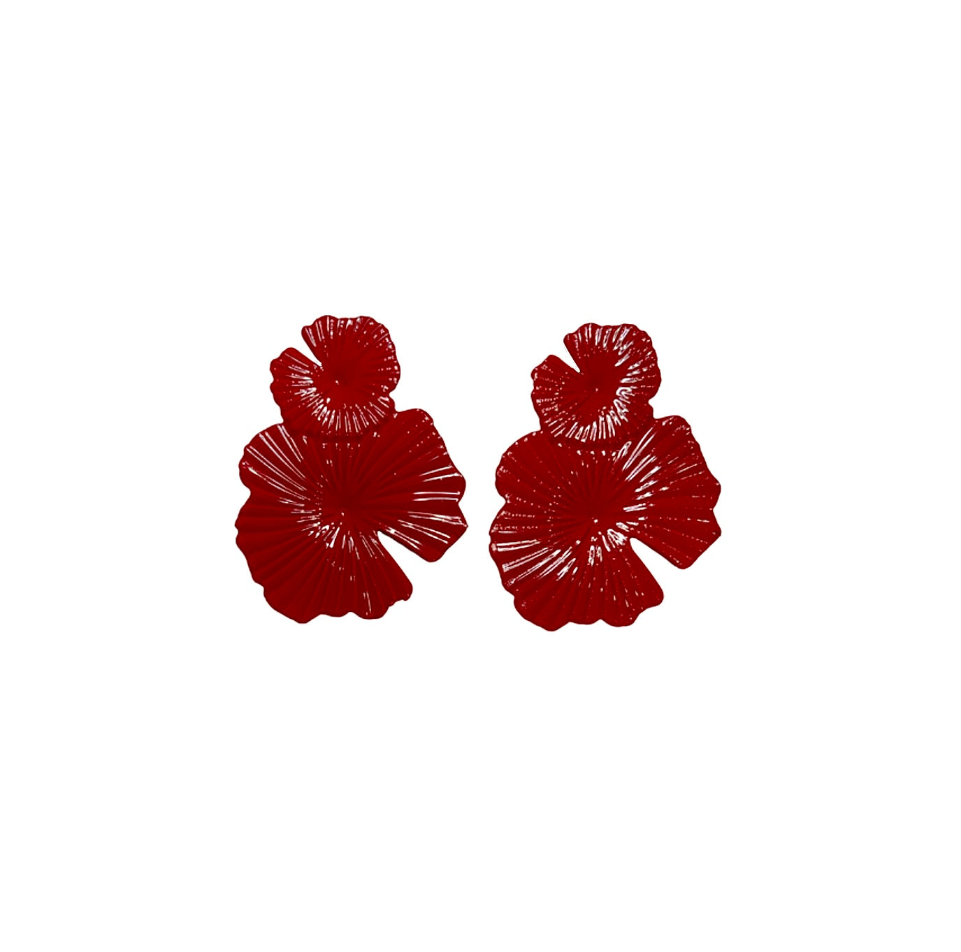 LILY EARRINGS | RED