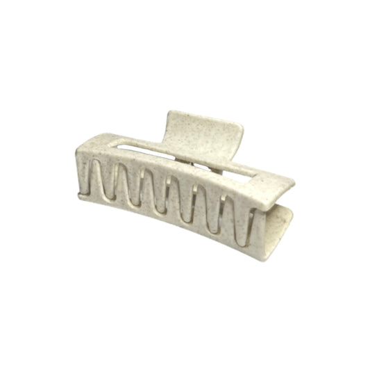 ZARA HAIR CLAW | OFF-WHITE SPECKLE