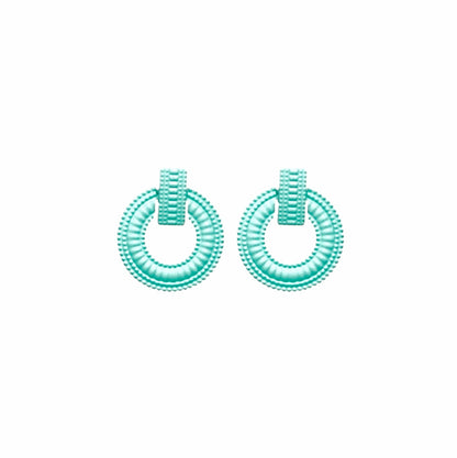 NIKOLINA EARRINGS | AQUA
